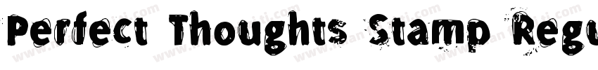Perfect Thoughts Stamp Regular字体转换
